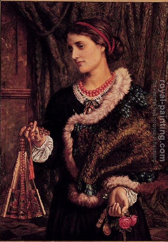 William Holman Hunt : The Birthday A Portrait Of The Artists Wife Edith